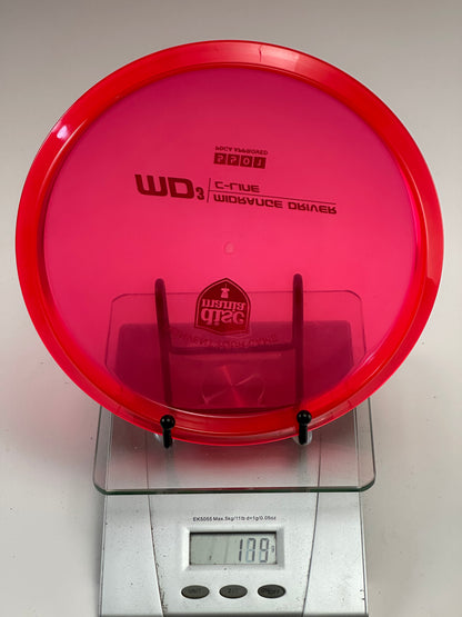 Discmania MD3 C-Line Midrange – Transparent Red Shield Stamp (179g)