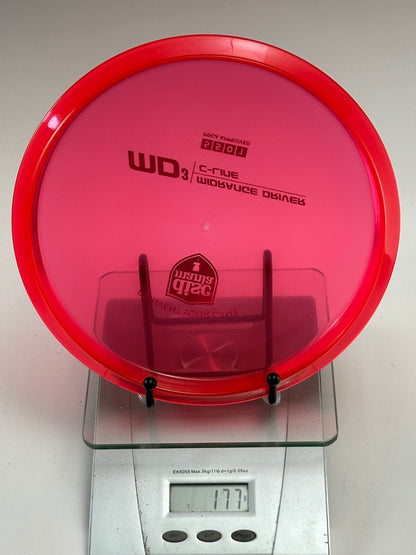 Discmania C-Line MD3 Midrange – Transparent Red Shield Stamp (177g)