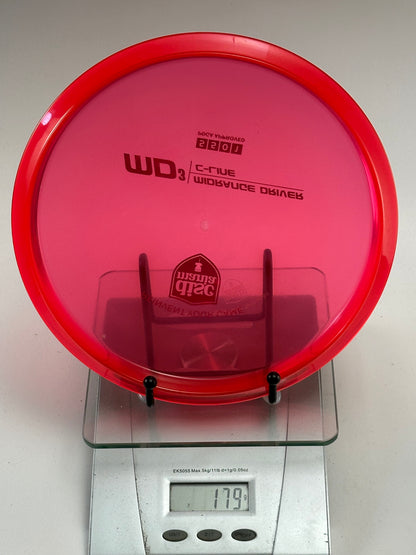 Discmania C-Line MD3 Midrange | Transparent Red | Shield Stamp | 179g