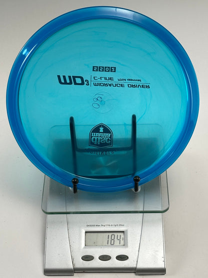 Discmania C-Line MD3 Midrange – Translucent Blue Originals Shield, 184g