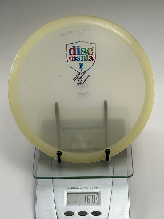 Discmania Glow C-Line MD3 Midrange 180g – Shield Stamp, Signed