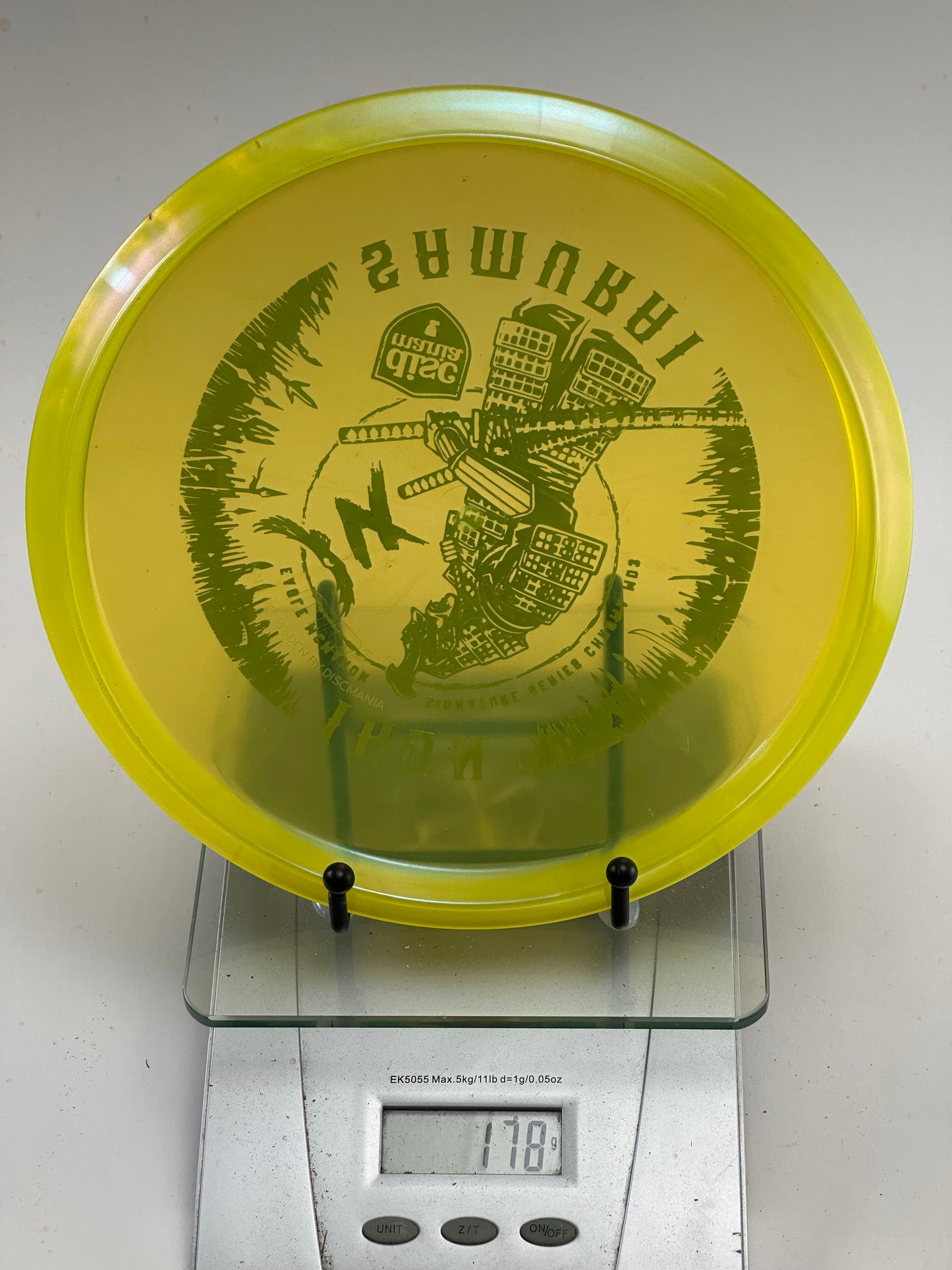 Discmania MD3 Iron Samurai 4 (Chroma) – Yellow Translucent, Eagle McMahon