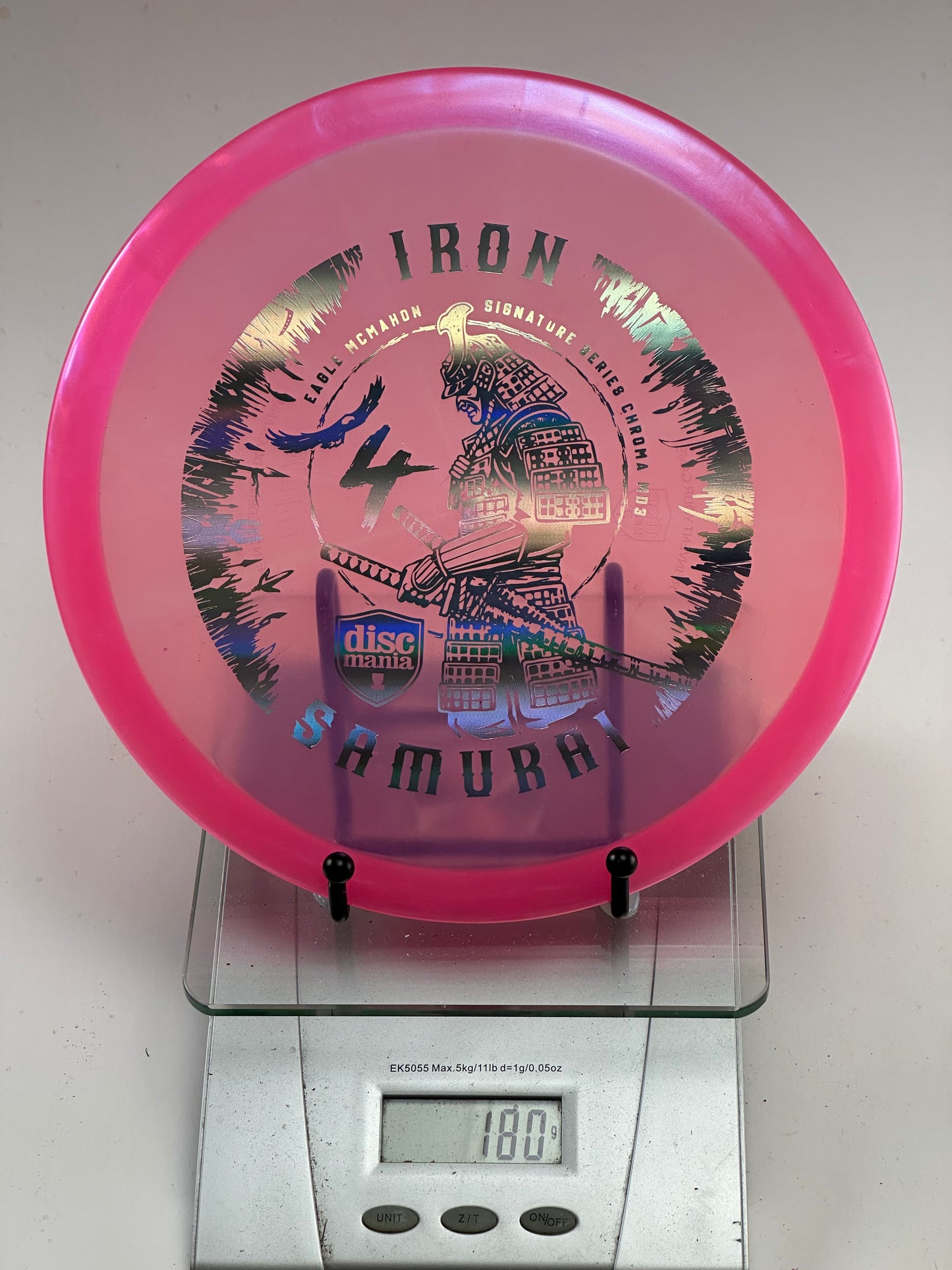 Discmania MD3 Iron Samurai 4 (Chroma) Pink Translucent Midrange