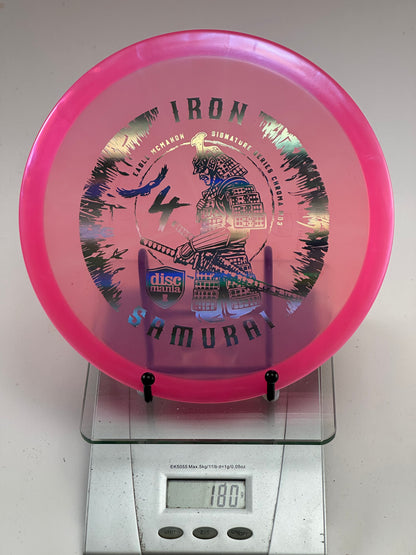 Discmania MD3 Iron Samurai 4 (Chroma) Pink Translucent Midrange