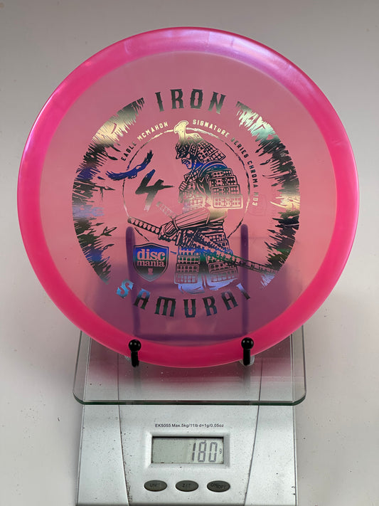 Discmania MD3 Iron Samurai 4 (Chroma) Pink Translucent Midrange