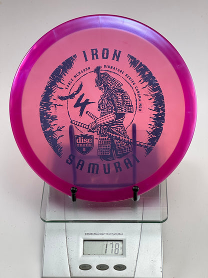 Discmania MD3 Iron Samurai 4 (Chroma) Eagle McMahon Signature - Pink Clear 178g