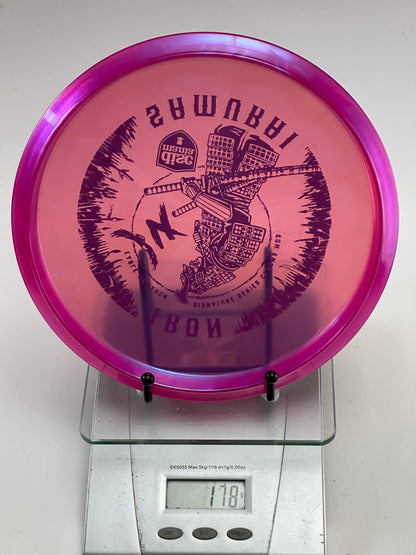 Discmania MD3 Iron Samurai 4 (Chroma) Eagle McMahon Signature - Pink Clear 178g