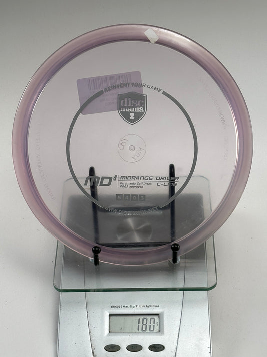 Discmania MD4 C-Line Midrange – Clear Purple Tint
