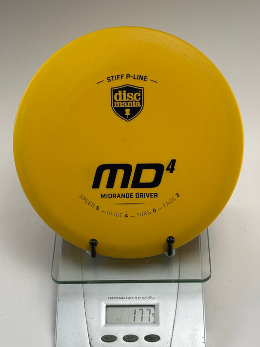 Discmania MD4 Stiff P-Line Midrange - Yellow