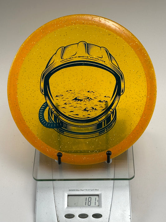 Discmania MD4 Metal Flake C-Line Midrange (Astronaut Stamp, Yellow)