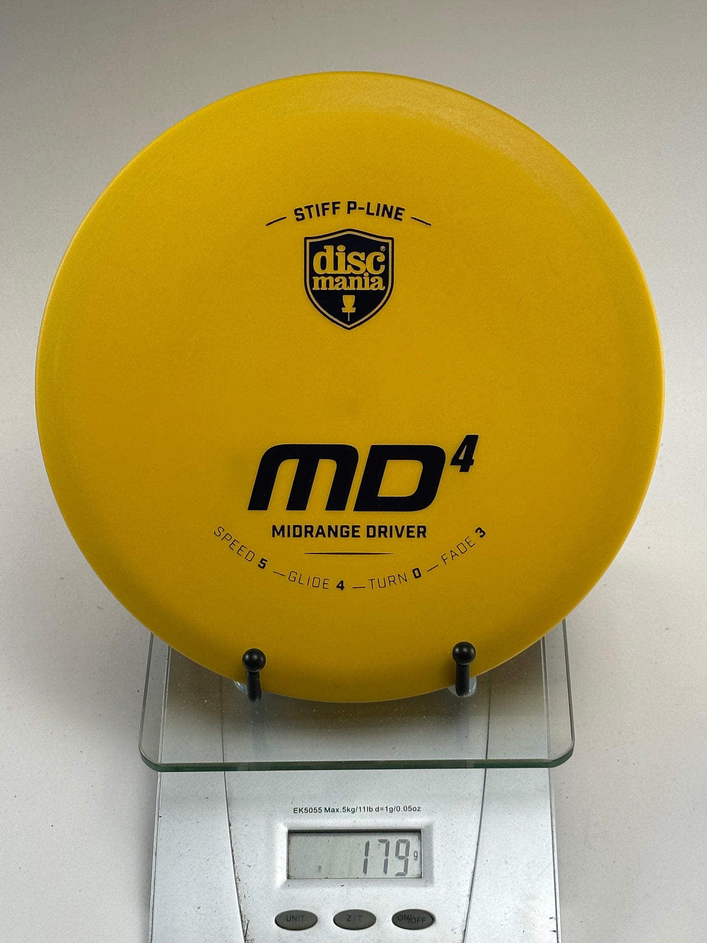 Discmania MD4 Stiff P-Line Midrange, Yellow (179g)