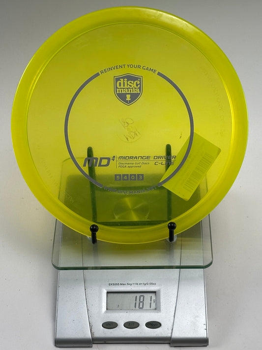 Discmania C-Line MD4 Midrange (Yellow) 181g