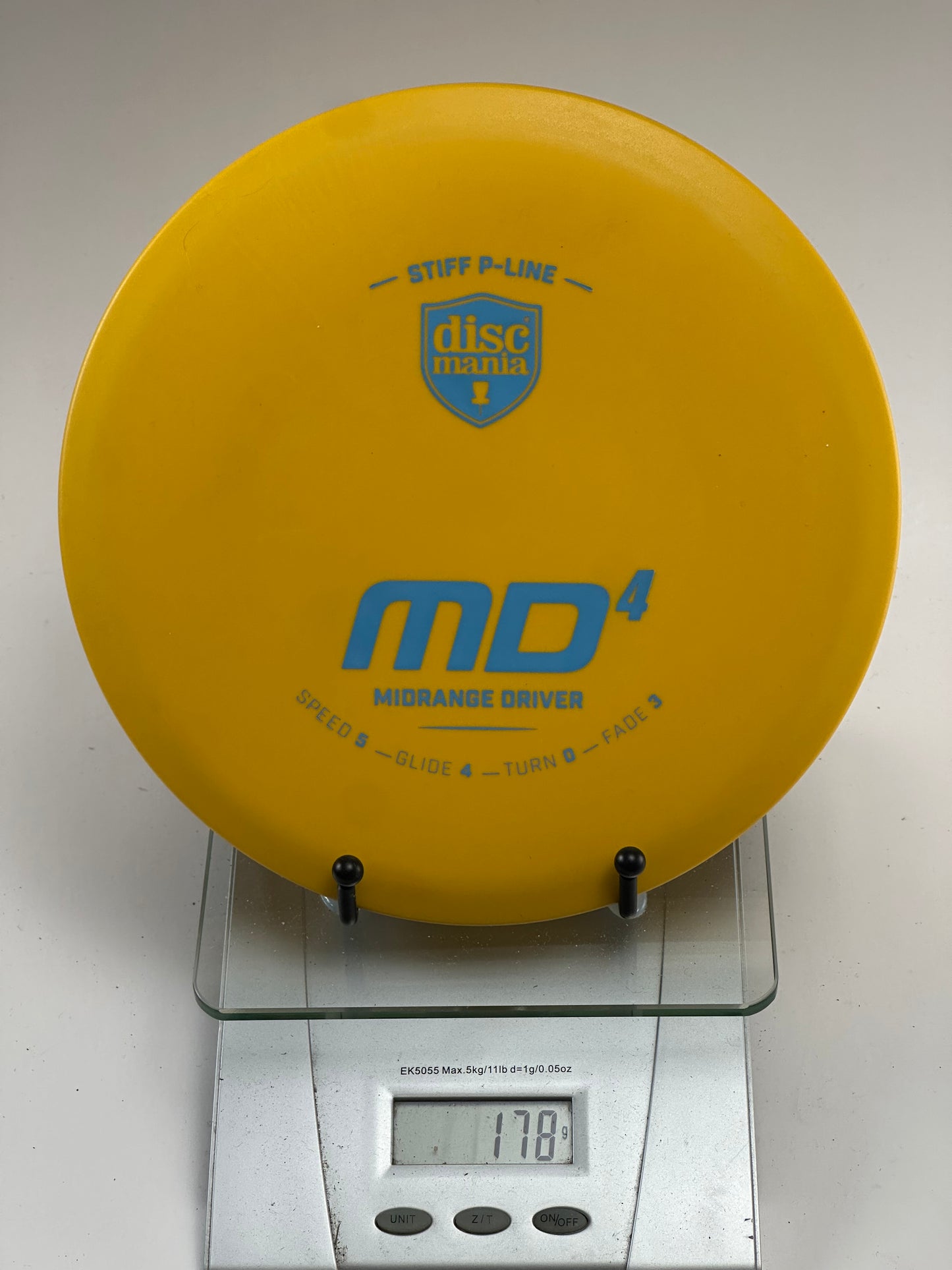 Discmania MD4 Stiff P-Line Midrange - Yellow