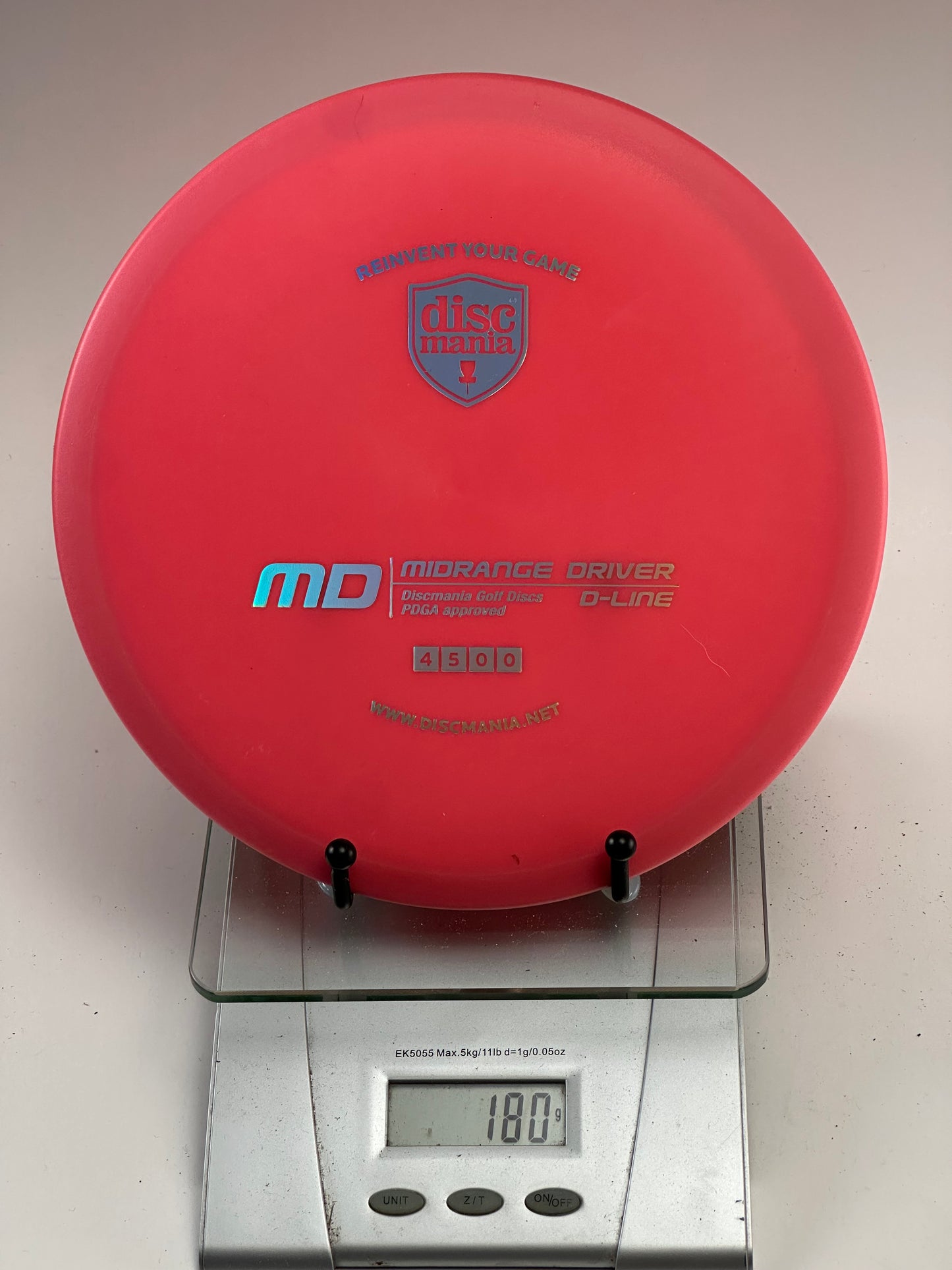Discmania MD D-Line Midrange – Red, Shield Stamp