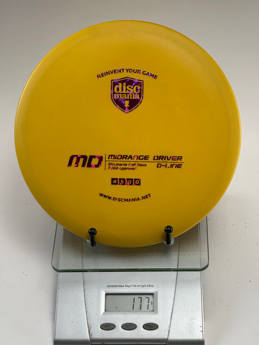 Discmania MD Midrange – D-Line Yellow 177g