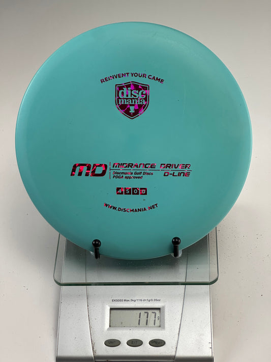 Discmania MD D-Line Midrange – Aqua Blue