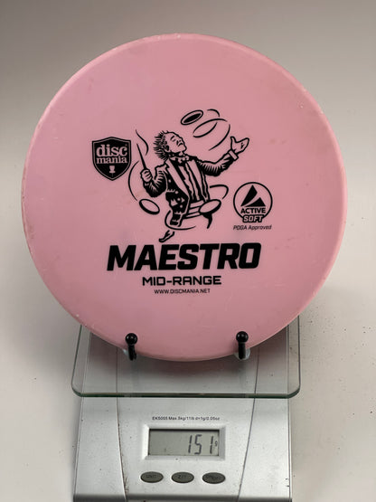 Discmania Maestro Active Soft Midrange (Pink) | 151g
