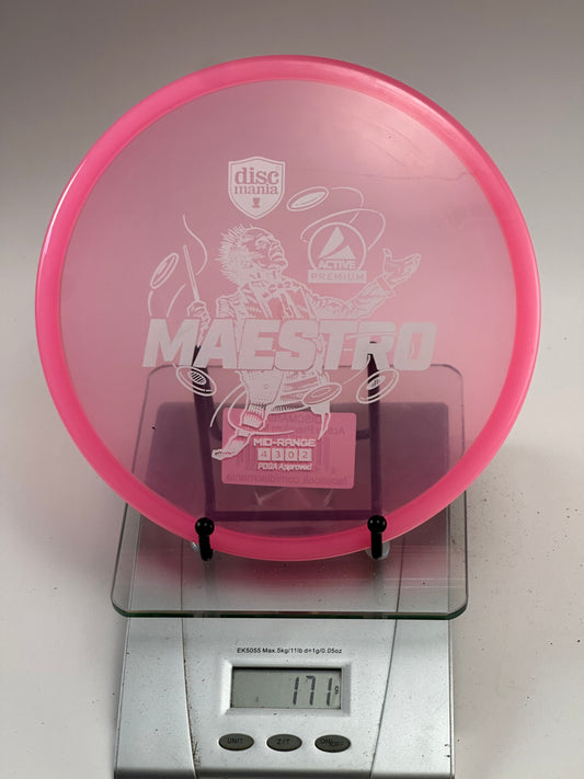 Discmania Maestro Active Premium Midrange – Transparent Pink (171g)