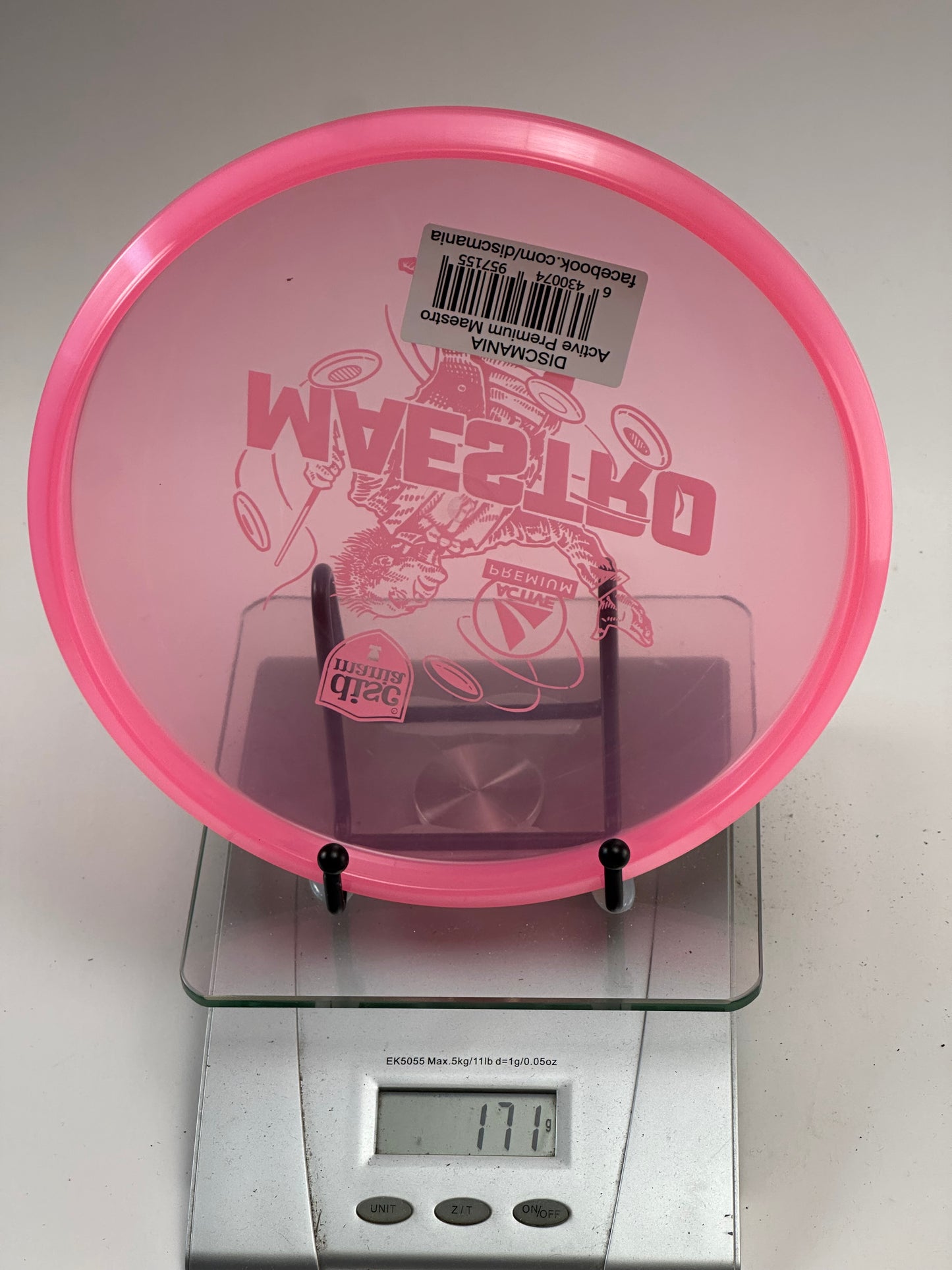 Discmania Maestro Active Premium Midrange – Transparent Pink (171g)