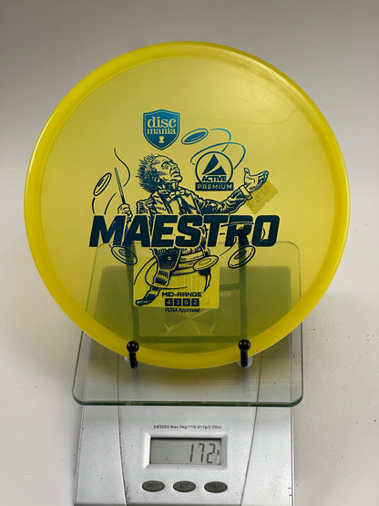 Discmania Maestro Active Premium Midrange (172g, Yellow)