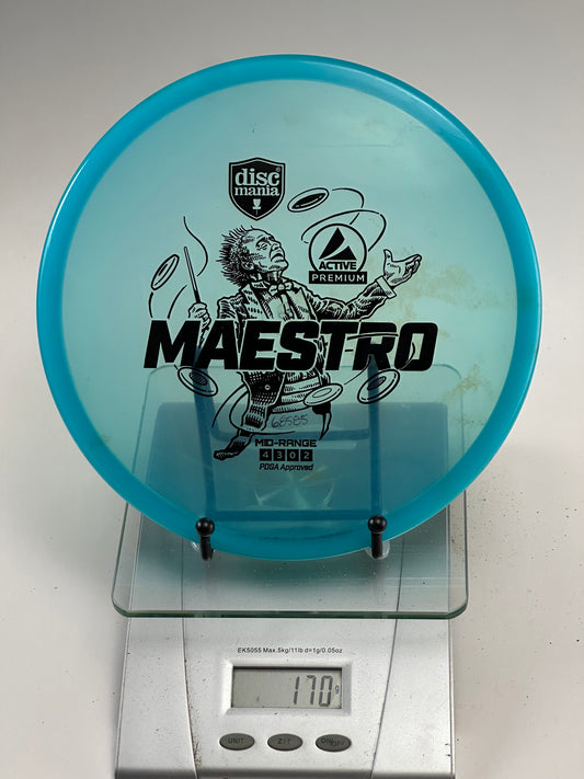 Discmania Active Premium Maestro Midrange – Transparent Blue