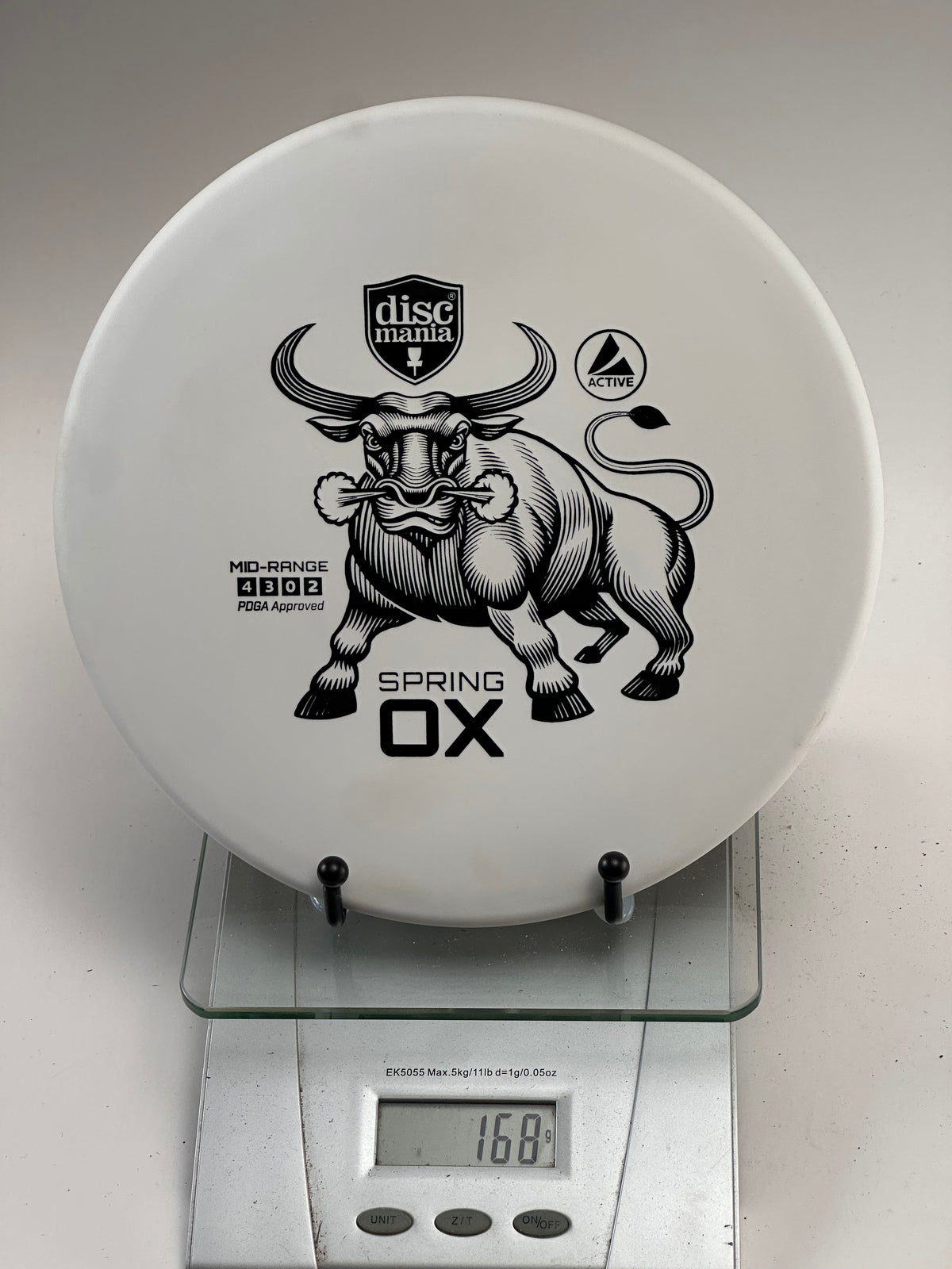 Discmania Active Maestro Midrange – White (Spring Ox Stamp)