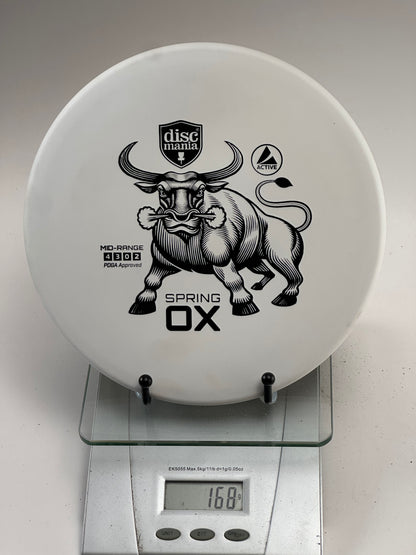 Discmania Active Maestro Midrange – White (Spring Ox Stamp)