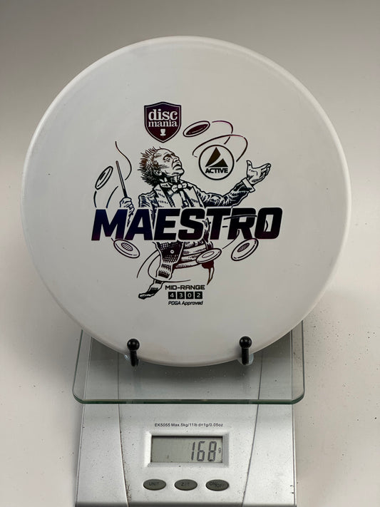 Discmania Active Maestro Midrange (White) – Conductor Stamp