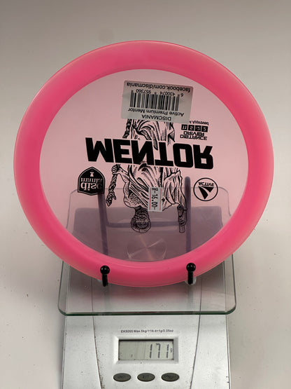 Discmania Mentor Active Premium Distance Driver - Transparent Pink - 177g