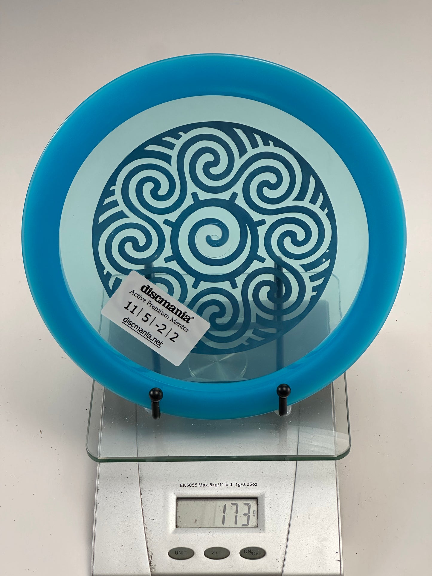 Discmania Mentor Active Premium Distance Driver (Blue, Swirl Stamp)