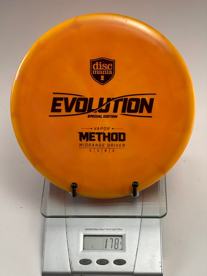 Discmania Method Vapor (Evolution) Special Edition Midrange - Orange Swirl