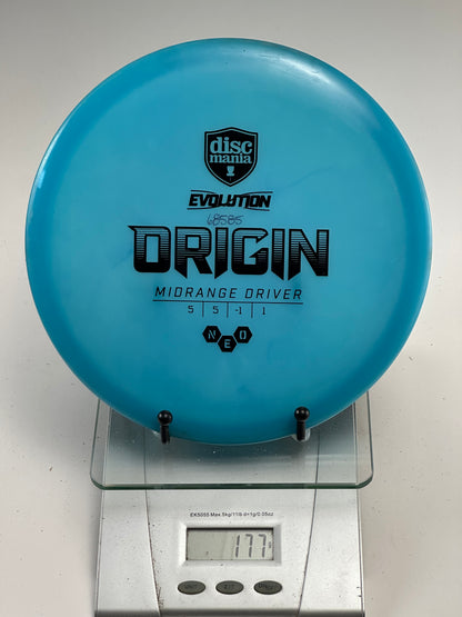 Discmania Origin Midrange – Neo – Blue – 177g