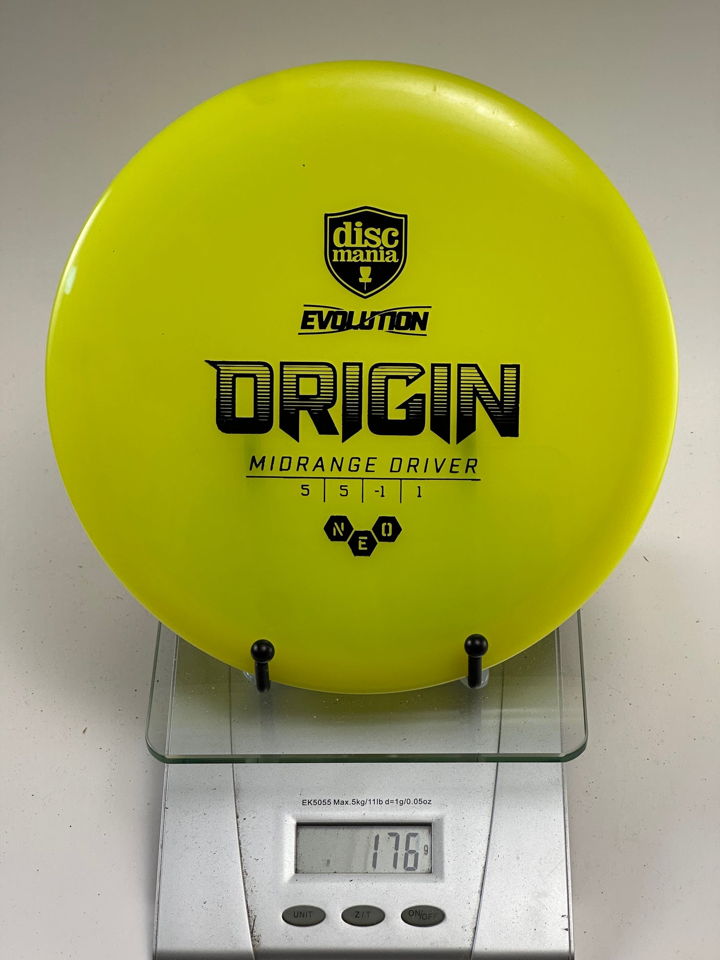 Discmania Origin Midrange (Neo) – Yellow, Evolution Series