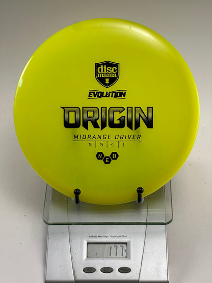 Discmania Origin (Neo) Midrange – Yellow
