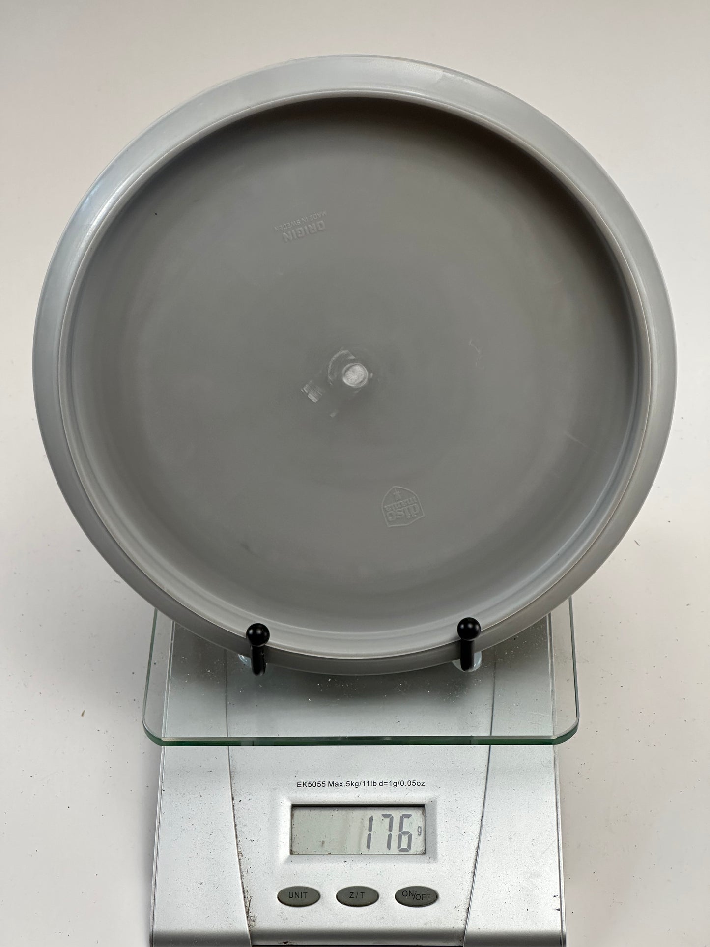 Discmania Origin EXO Soft Midrange – Gray Swirl, Evolution X-Out Stamp