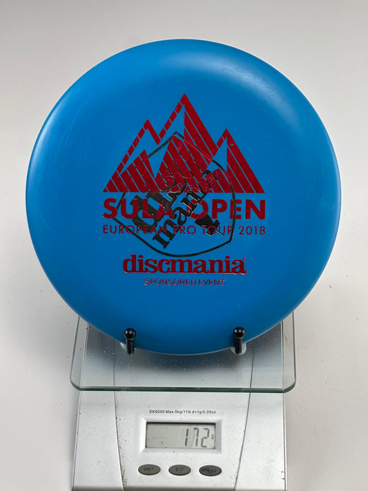 Discmania D-Line P1x Putter – Sula Open 2018 Event Stamp (Blue)