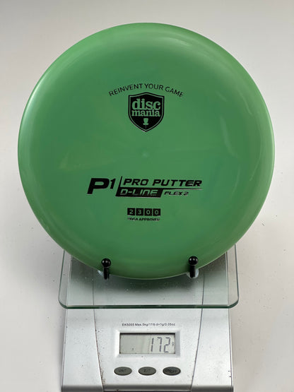 Discmania P1 Pro Putter – D-Line Flex 2, Green