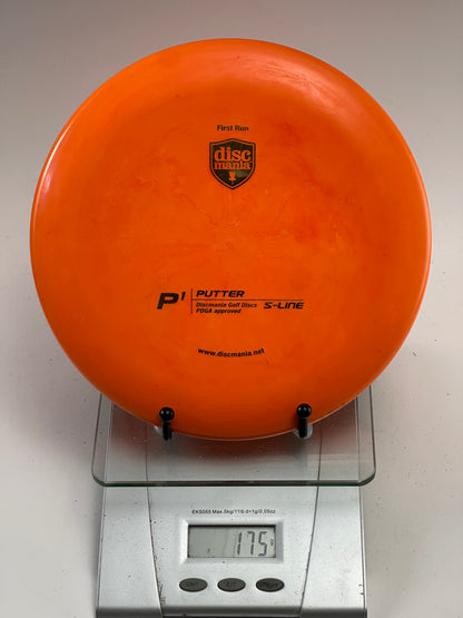 Discmania P1 S-Line First Run Putter – Orange