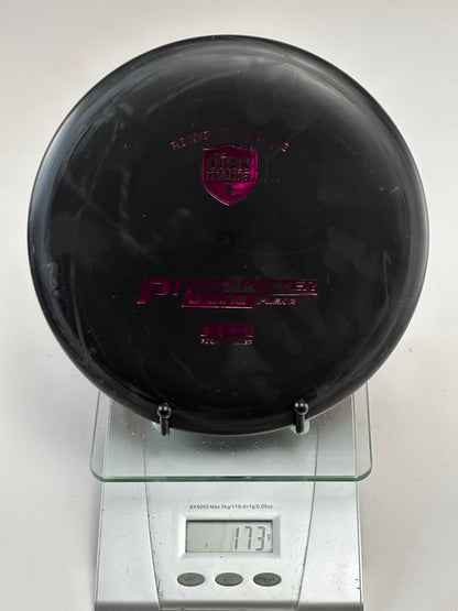 Discmania P1 Putter | D-Line Flex 2 | Black w/ Pink Shield Stamp