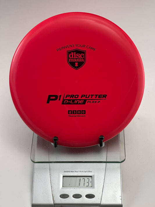 Discmania P1 Pro Putter D-Line Flex 2 (Red)