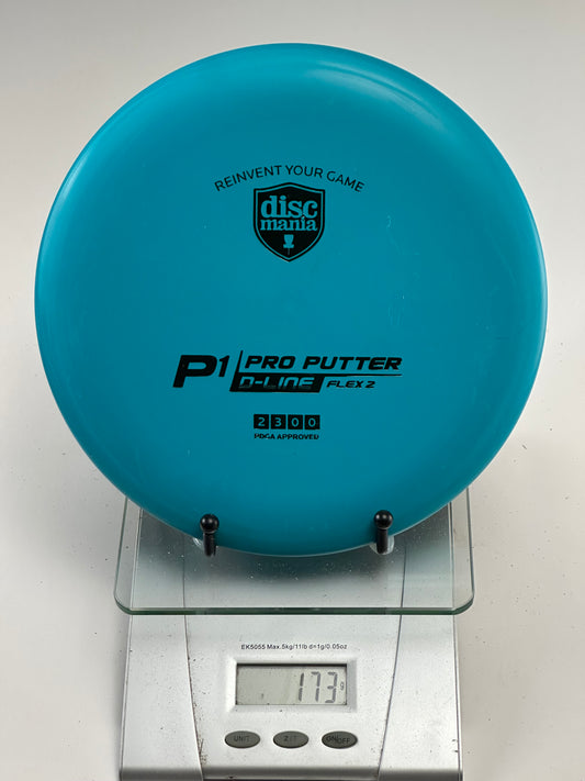 Discmania P1 Pro Putter D-Line Flex 2 Blue 173g