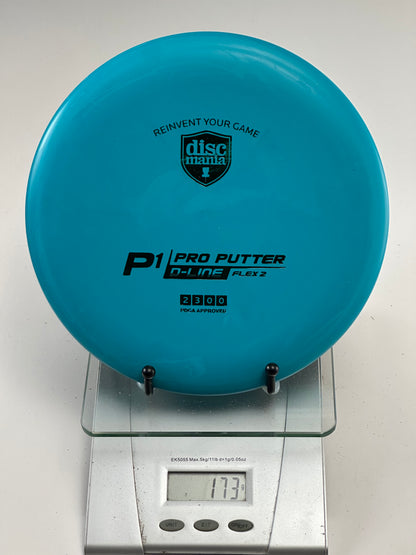 Discmania P1 Pro Putter – D-Line Flex 2 – Blue – 173g