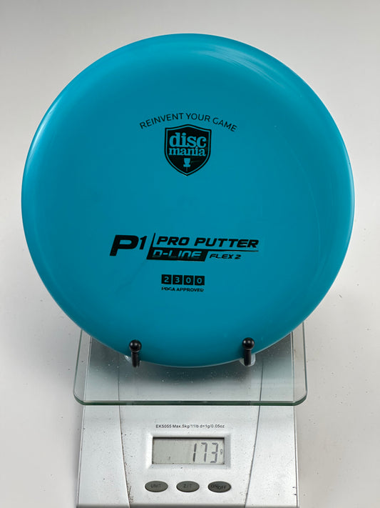 Discmania P1 Pro Putter – D-Line Flex 2, Blue