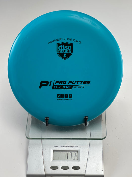 Discmania P1 Pro Putter – D-Line Flex 2, Blue (173g)