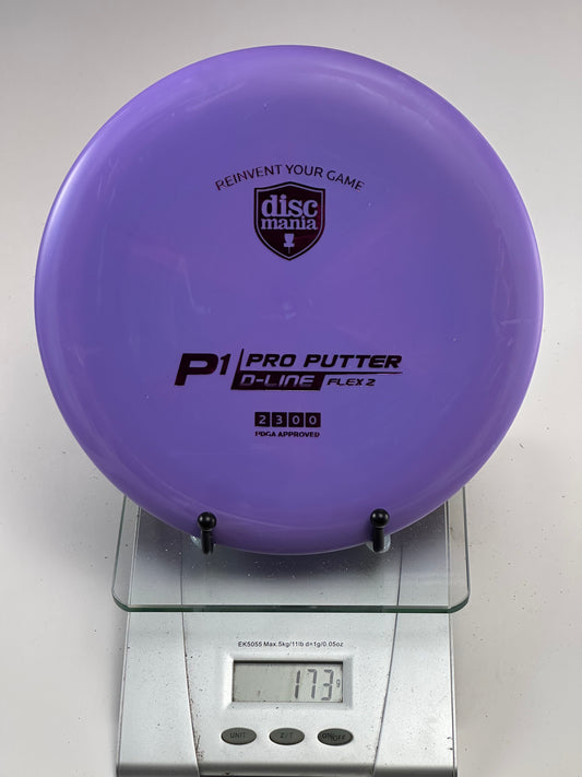 Discmania P1 Pro Putter – D-Line Flex 2, Purple