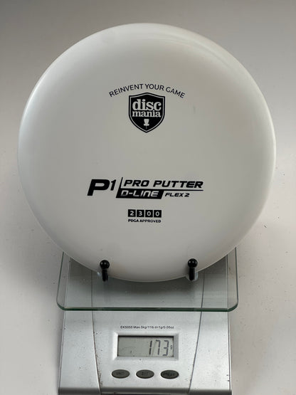 Discmania P1 Pro Putter – D-Line Flex 2, White
