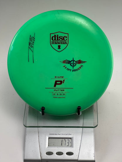 Discmania S-Line P1 Putter – Green Team Innova Stamp