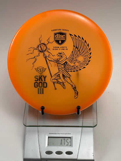 Discmania Sky God III P2 Glow C-Line (Simon Lizotte Signature) - Orange