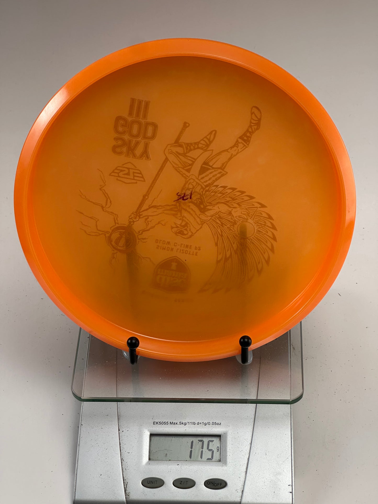 Discmania Sky God III P2 Glow C-Line (Simon Lizotte) - Orange 175g