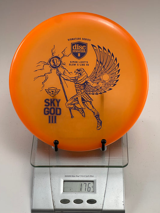 Discmania Sky God III P2 Glow C-Line (Simon Lizotte) - Orange